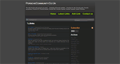 Desktop Screenshot of porschecommunity.co.uk